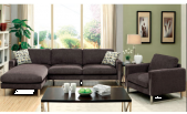 Grey color modern fabric sectional-AF