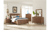 Eden Modern walnut bedroom set