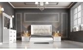 Carmen White Modern Italian Bedroom set - N