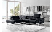 Aiden - Modern Leather Sectional Sofa Set-GE