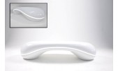 Pebble - Contemporary LED High Gloss Coffee Table 