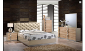 Evelyn Modern Maple Lacquered Bedroom Set