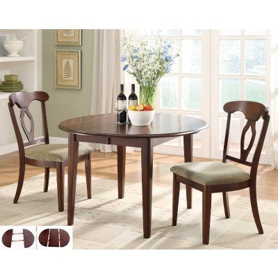 dining extendable round table cherry views