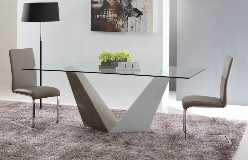 Vertex - Contemporary Glass Dining Table - Modern Dining - Dining Room