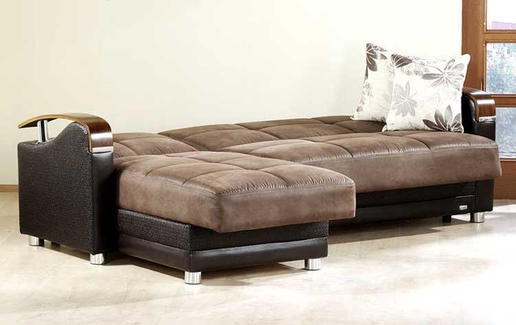 Luba Sectional Sofa Bed - Fabric Sectionals - Living Room Star Modern